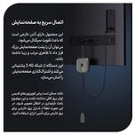 دانگل انتقال تصویر بیسیم نوکسو مدل DG‑N1 مناسب برای انواع تلویزیون و مانیتور دارای درگاه HDMI