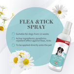 اسپری ضد کک و کنه سگ بایولاین / Bioline dog anti flea & tick spray