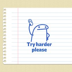مهر تشویقی انگلیسی - tryharder فلورک