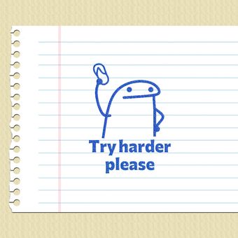 مهر تشویقی انگلیسی - tryharder فلورک