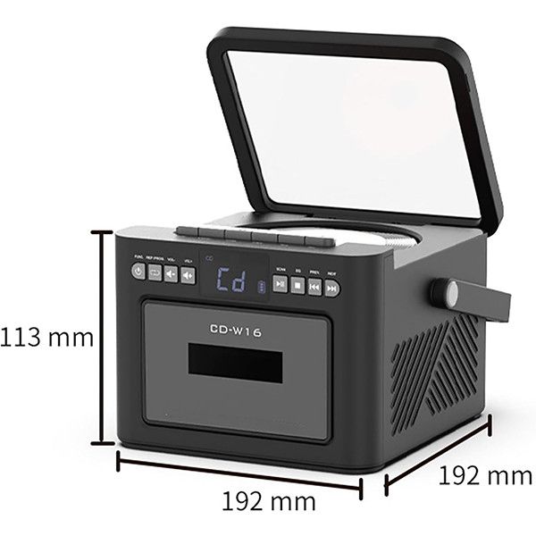 پخشکننده سیدی بومباکس 2025 کاست خور ،پخش کننده موسیقی مدل CD-W16