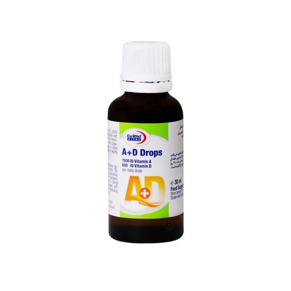 قطره ویتامین آ + دی یوروویتال- 30 میلی لیتر