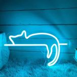 چراغ نئونی مدل تابلو طرح گربه