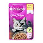 پوچ گربه ی بالغ ویسکاس با طعم مرغ در ژله / Felix pouch wet cat food with chicken in jelly