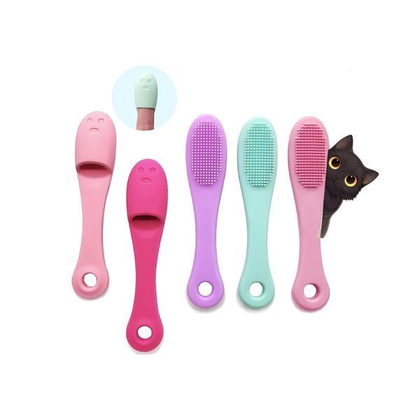 مسواک انگشتی گربه / Finger toothbrush