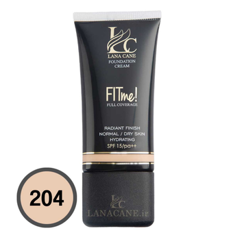 کرم پودر لاناکین شماره 204 حجم 40 میلی لیتر LANACANE