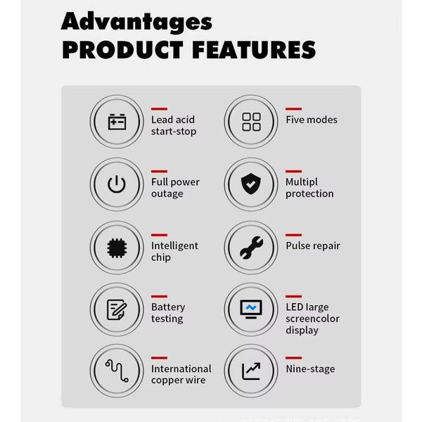 شارژر و تستر باتری خودرو 15 آمپر مدل  rj-c121501a