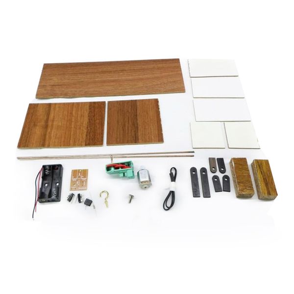 کیت آموزشی مدل کیت سازه حرکتی پایه نهم آسانسور چوبی کد hp_123