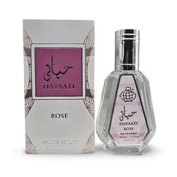ادکلن زنانه حیاتی رز فرگرانس ورد Fragrance World حجم 50 میلی لیتر