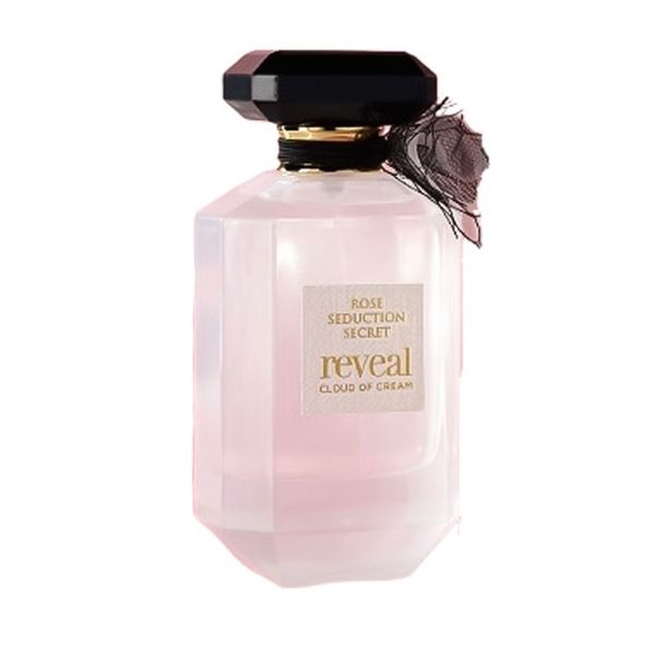ادکلن زنانه رز سداکشن سکرت ریویل فرگرانس ورد حجم 100 میلی لیتر Fragrance World Rose Seduction Secret Reveal Cloud Of Creme