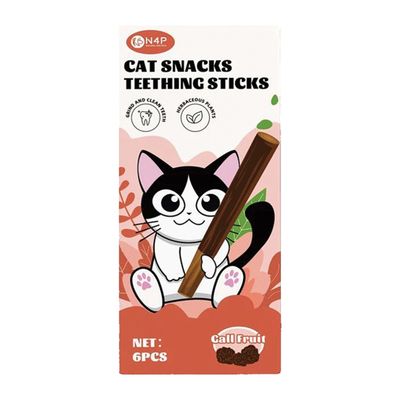 تشویقی مدادی دنتال گربه N4P با طعم میوه / N4P cat snacks with fruit
