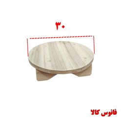 تخته نان پزی گرد 30 سانت - تخته ی نان دایره ای