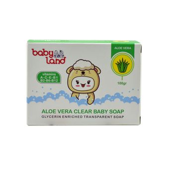 صابون بچه بیبی لند مدل آلوئه ورا وزن 100 گرم