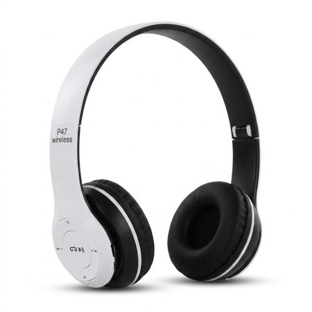 هدفون بلوتوثی مدل P47 EDR بدون قابلیت نویز کنسلینگ، درگاه USB Type-C، دارای شیار کارت حافظه، مقاومت در برابر رطوبت و عرق