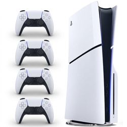 کنسول بازی سونی مدل PlayStation 5 Slim ظرفیت یک ترابایت ریجن 2016A اروپا به همراه دسته اضافی 