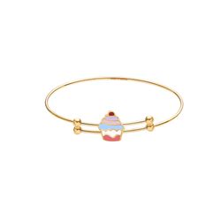 دستبند طلا 18 عیار دخترانه گالری طلا مریم اکرمی مدل کاپ کیک