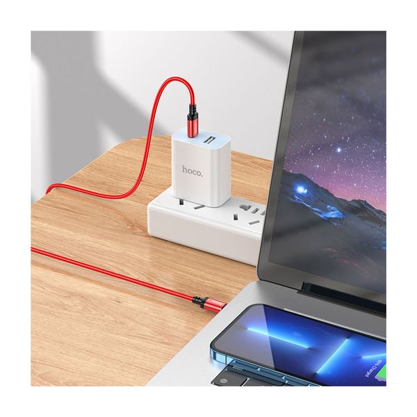 کابل تبدیل USB-C به USB-C هوکو مدل X89 60W طول 1 متر با گارانتی شرکتی