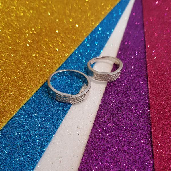 ست انگشتر نقره زنانه و مردانه مدل 1120