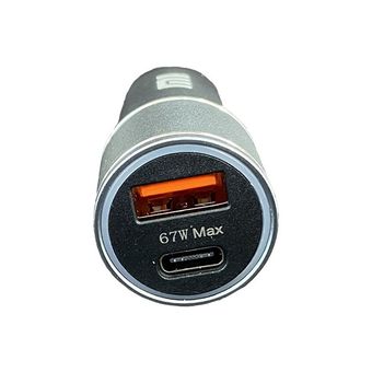 شارژر فندکی 67 وات طرح شیائومی مدل 0A-01 با ضمانت سلامت محصول