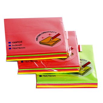 کاغذ یادداشت چسب دار بسته 3 عددی