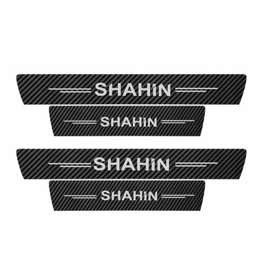 برچسب پارکابی خودرو سولگی مدل کربن کد J54 مناسب برای شاهین بسته 4 عددی