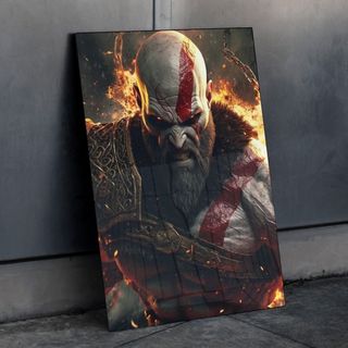 متال پوستر طرح گیم - God of war کد 65