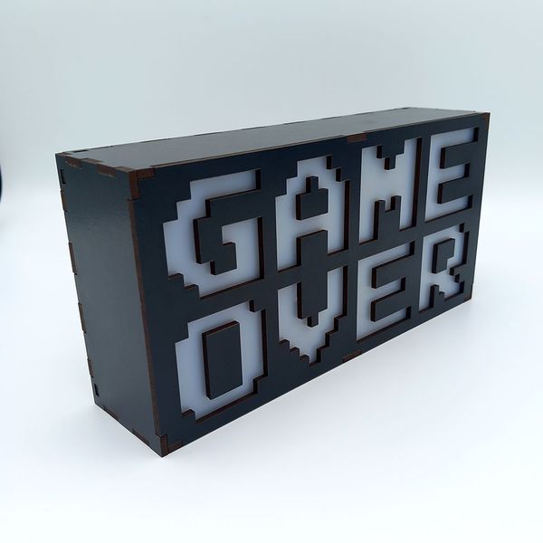 آیکون لایت طرح GAME OVER کد GAS-01