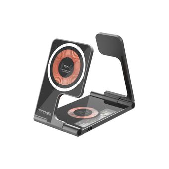 شارژر بی سیم پرومیت مدل AURAFOLD-TRIO  با گارانتی شرکتی