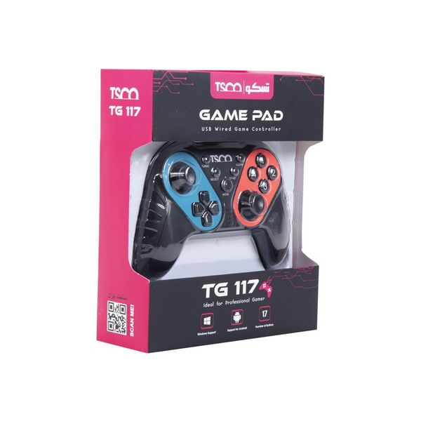 دسته بازی تک شوک دار تسکو مدل TG 117 با گارانتی شرکتی