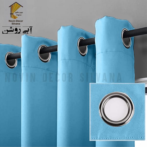 پرده نوین دکور سیلوانا مدل کتان کد 230 1 سایز 230 × 140 سانتی متر