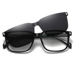 فریم عینک طبی مدل CG7201C01P109 Polarized Double Switch به همراه کاور آفتابی