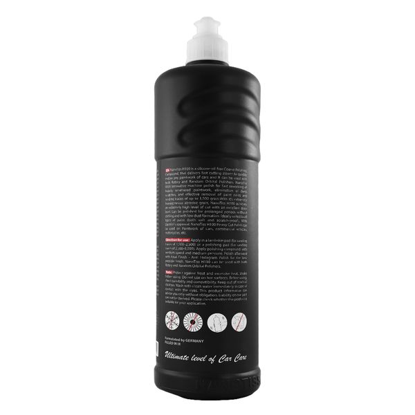 پولیش زبر بدنه خودرو نانوتیس مدل H100 Heavy Cut