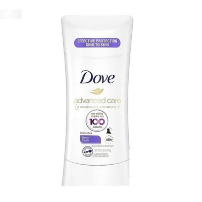 مام صابونی ضد تعریق زنانه داو Dove مدل Advancad Care رایحه Sheer Fresh وزن 74 گرم اصل و اورجینال