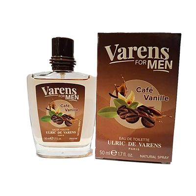ادوتویلت اولریک دو وارن مدل Cafe Vanille با رایحه گرم حجم 50 میلی‌لیتر