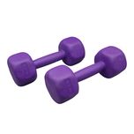 دمبل چند ضلعی وزن 2.5 کیلوگرم مدل GS-M-197496 بسته دو عددی