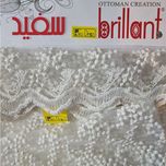 پرده تیکو دکو مدل خامه‌ دوزی گیپور صدفی bradley2110 سایز 300x280 سانتی متر