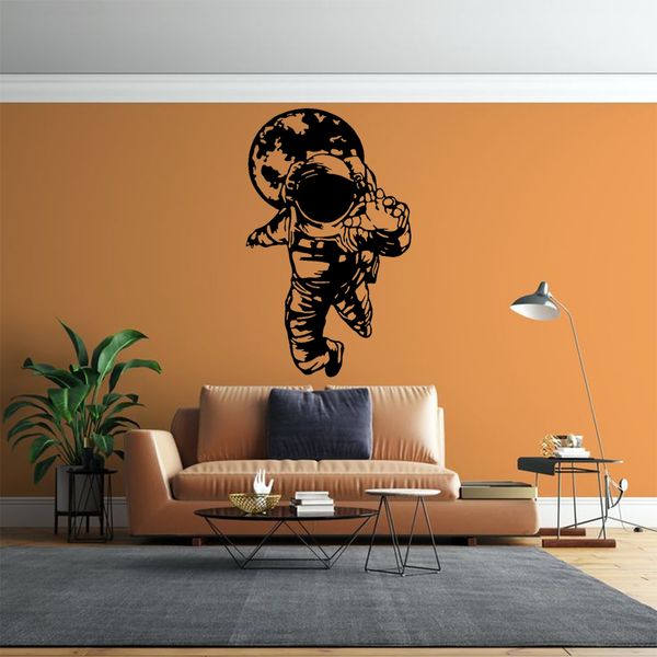 استیکر مدل چوبی طرح فضانورد کد S35