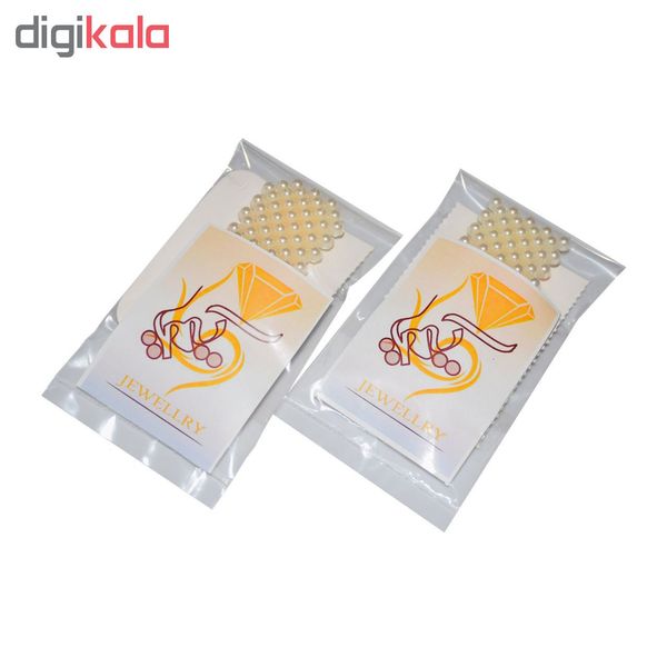 گیره مو کیمیا طرح مروارید کد 1024 سایز 95A