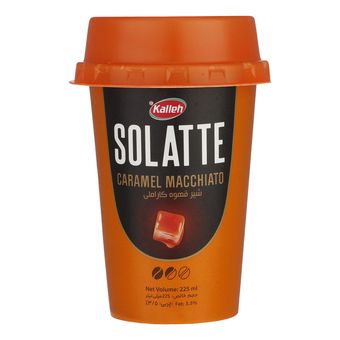 شیر قهوه کارامل ماکیاتو سولاته کاله - 225 میلی‌لیتر