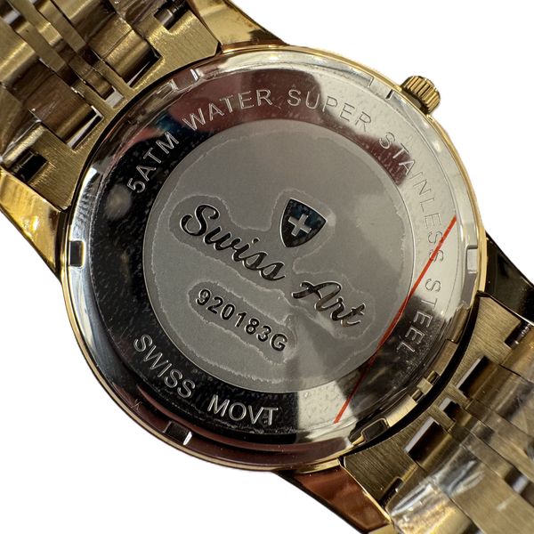 ست ساعت مچی عقربهای کوارتز زنانه و مردانه سوئیس آرت مدل ANT182-183GD0300