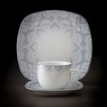 سرویس غذاخوری 73 پارچه 12 نفر چینی زرین ایران مدل کواترو ادلین درجه یک