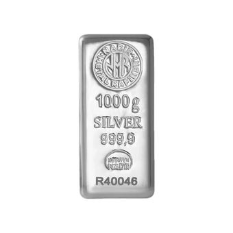 شمش نقره ندیر مدل 1000g