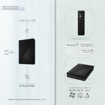 هارد اکسترنال وسترن دیجیتال مدل My Passport ظرفیت پنج ترابایت دارای رابط USB Type-A 3.2