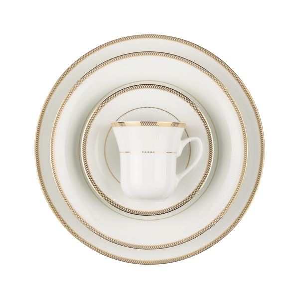 سرویس غذاخوری 108 پارچه چینی زرین ایران مدل سپینود درجه عالی