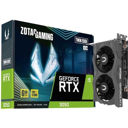 Graphic Card ZOTAC RTX 3050 Twin Edge 6GB OC GDDR6