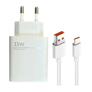 شارژر دیواری شیائومی مدل 33W به همراه کابل تبدیل USB-C