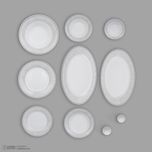 سرویس چینی 35 پارچه غذاخوری چینی زرین ایران طرح شهرزاد مدل ورونا درجه عالی