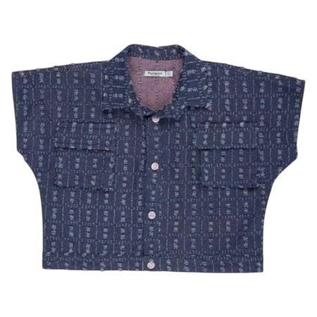 شومیز آستین کوتاه دخترانه مدل MDSS-CH0371