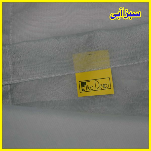 پرده تیکو دکو مدل دوخت ساده حریر سایز 500*280 سانتیمتر