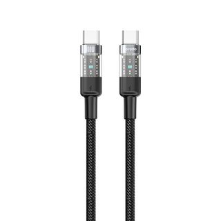 کابل تبدیل USB-C پرودو مدل PD-100WCCTH-BK طول 1.2 متر